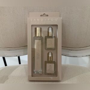 Sand + Fog Fragrance Set Vanilla Collection Diffuser Oils + Linen Spray NWT